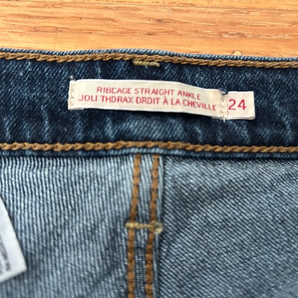 Levi’s Ribcage Straight Ankle Jeans blue 24 - Picture 5 of 11